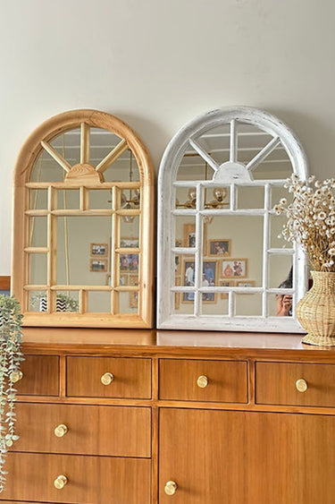 Farmhouse styled French Mirror Combo