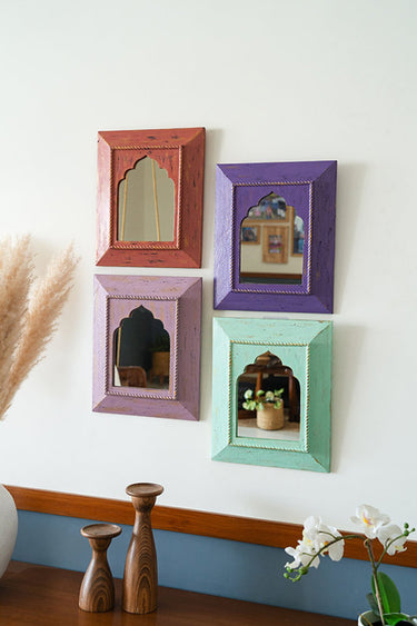 Aurum Mughal Mirror set of 4