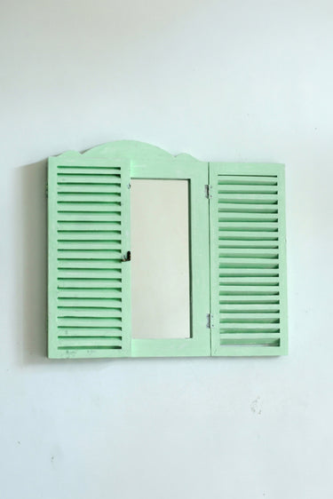 Small Vintage Farmhouse Window Mirror