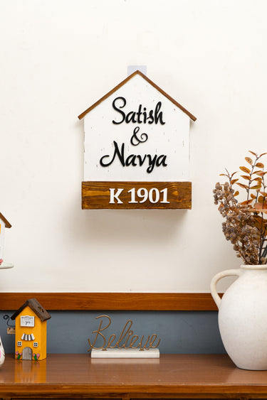 House Basket Name Plate