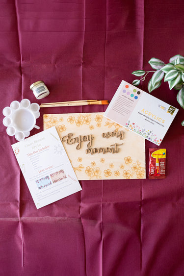Cherry Blossom DIY Name Plate Kit