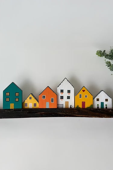 Colorburst Miniature Village set