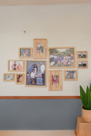 Minimalistic picture gallery wall