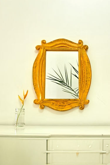 F-R-I-E-N-D-S Signature Hand Carved Mirror Frame-Big
