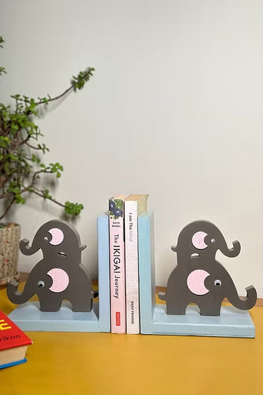 Elly Elephant Bookends