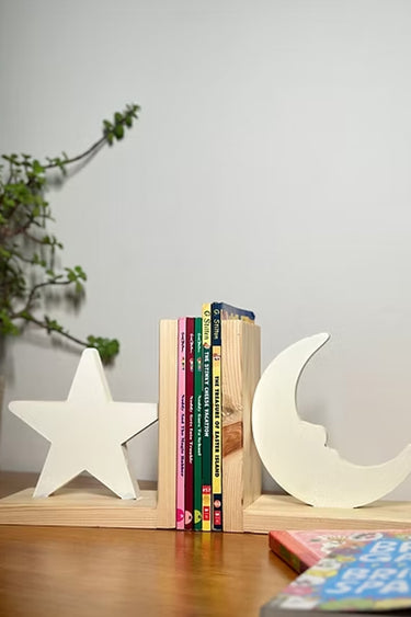 Star & Moon Bookends