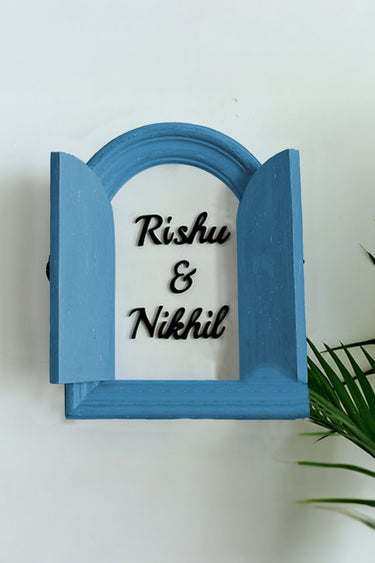 Classic Vintage window name board